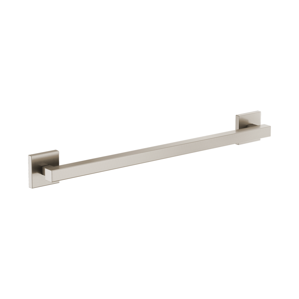 Brizo 69380-NK Contemporary 24" Linear Square Grab Bar Brilliance Luxe Nickel