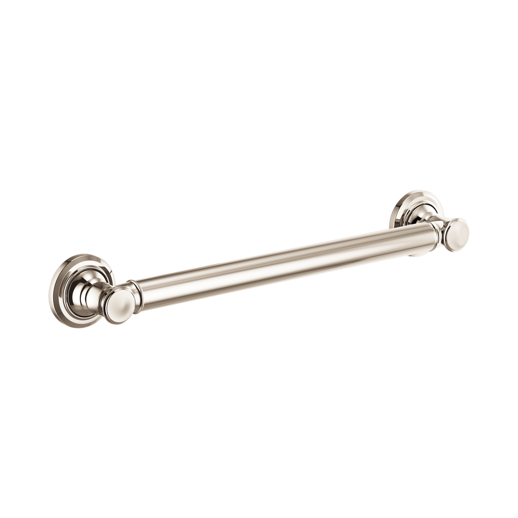 Brizo 69410-PN Traditional 18" Classic Grab Bar Brilliance Polished Nickel