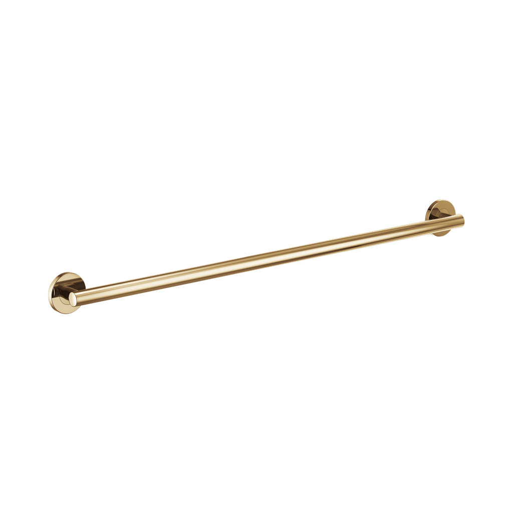 Brizo 694275-PG Contemporary 42" Linear Round Grab Bar Brilliance Polished Gold