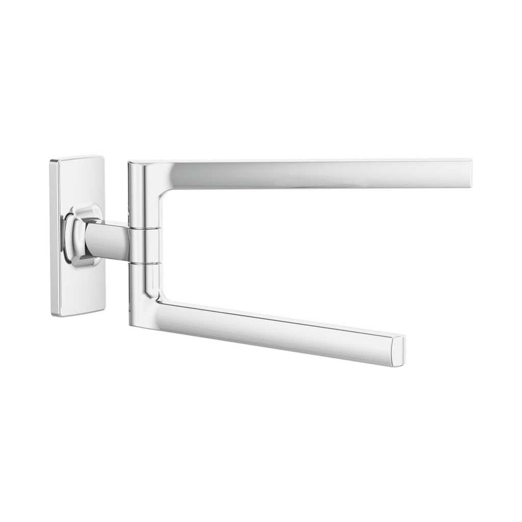 Brizo 694707-PC Kintsu 8" Mini Pivoting Towel Bar Polished Chrome