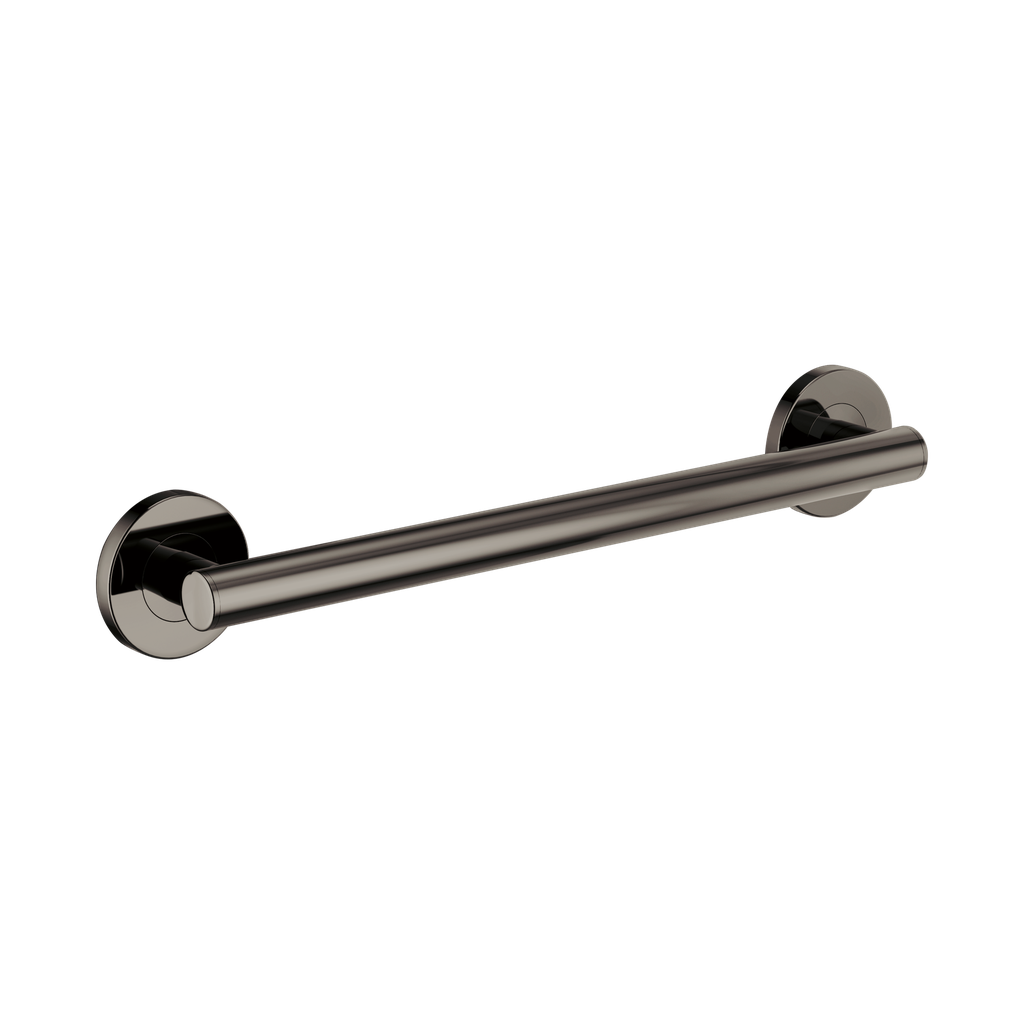 Brizo 69475-BNX Contemporary 18" Linear Round Grab Bar Brilliance Black Onyx