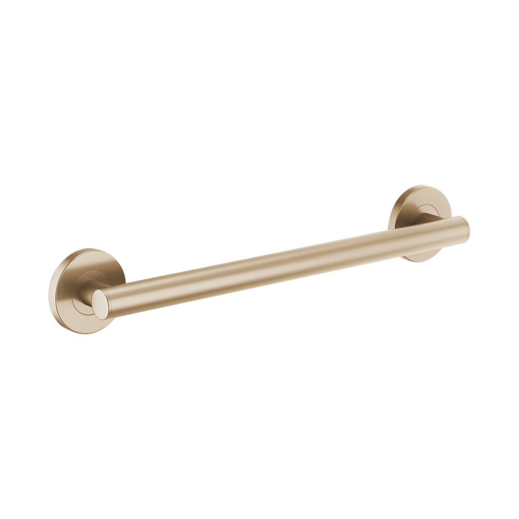 Brizo 69475-GL Contemporary 18" Linear Round Grab Bar Brilliance Luxe Gold