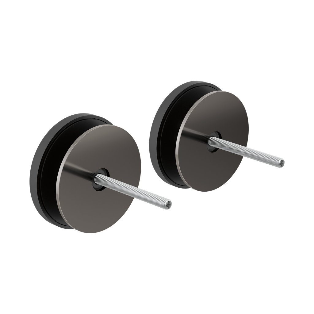 Brizo 699907-BNX Kintsu Towel Bar Glass Installation Kit Brilliance Black Onyx