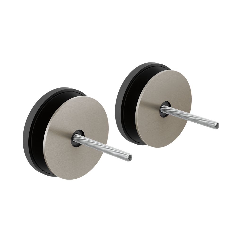 Brizo 699907-NK Kintsu Towel Bar Glass Installation Kit Brilliance Luxe Nickel