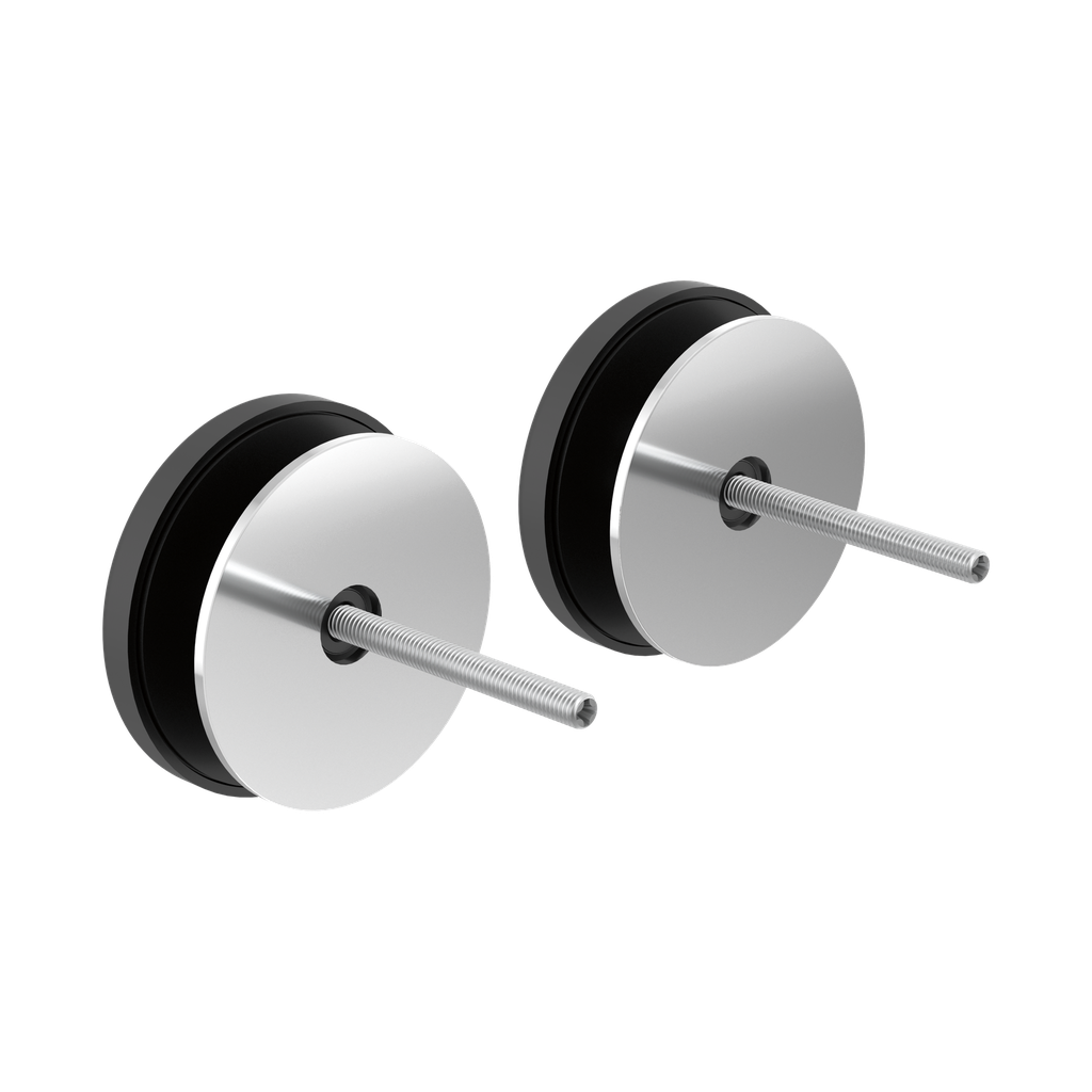 Brizo 699907-PC Kintsu Towel Bar Glass Installation Kit Polished Chrome
