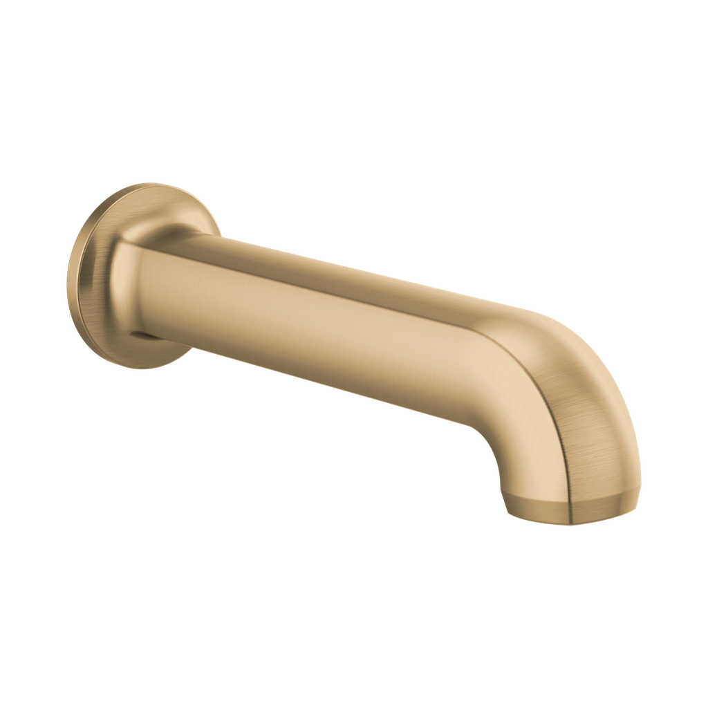 Brizo 73606-GL Essential Shower Series Non-Diverter Tub Spout Brilliance Luxe Gold