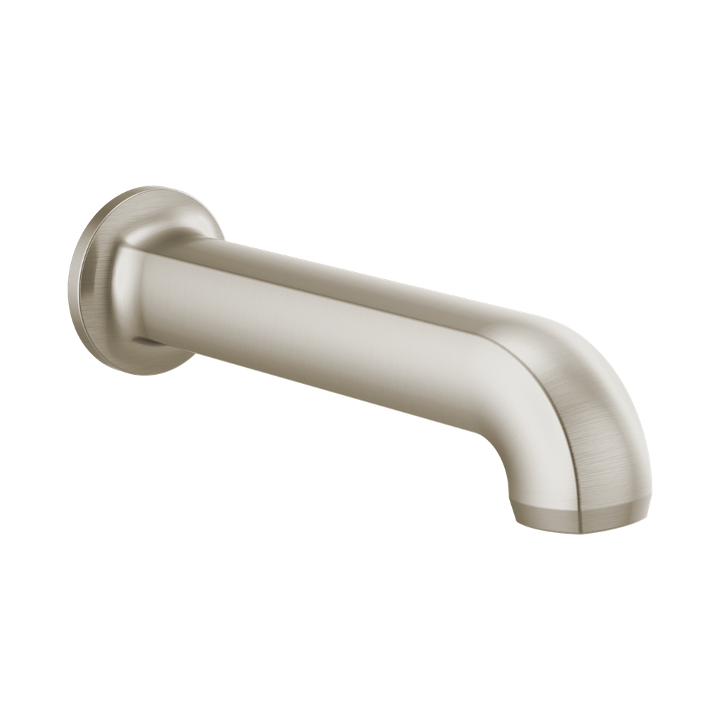 Brizo 73606-NK Essential Shower Series Non-Diverter Tub Spout Brilliance Luxe Nickel