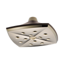 Brizo 81385-PNCO-2.5 Charlotte H2Okinetic Square Raincan Showerhead Cocoa Bronze Brilliance Polished Nickel