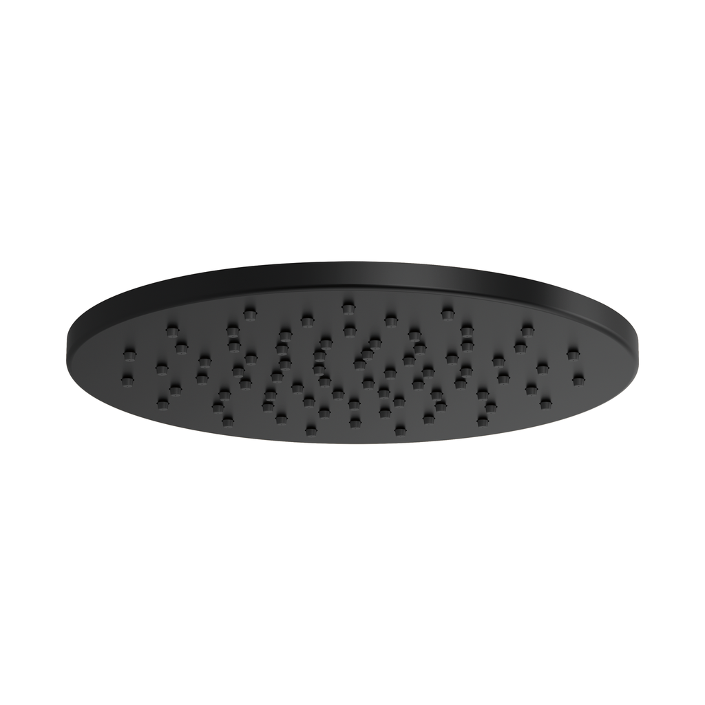 Brizo 81392-BL Essential Shower Series Round Raincan 1.75 GPM Showerhead Matte Black