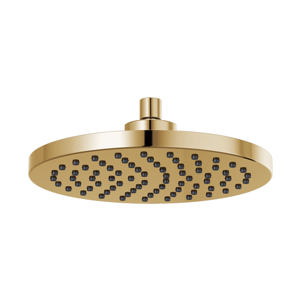 Brizo 81398-PG-2.5 Essential Shower Series 2.5 GPM Raincan Shower Head Brilliance Polished Gold