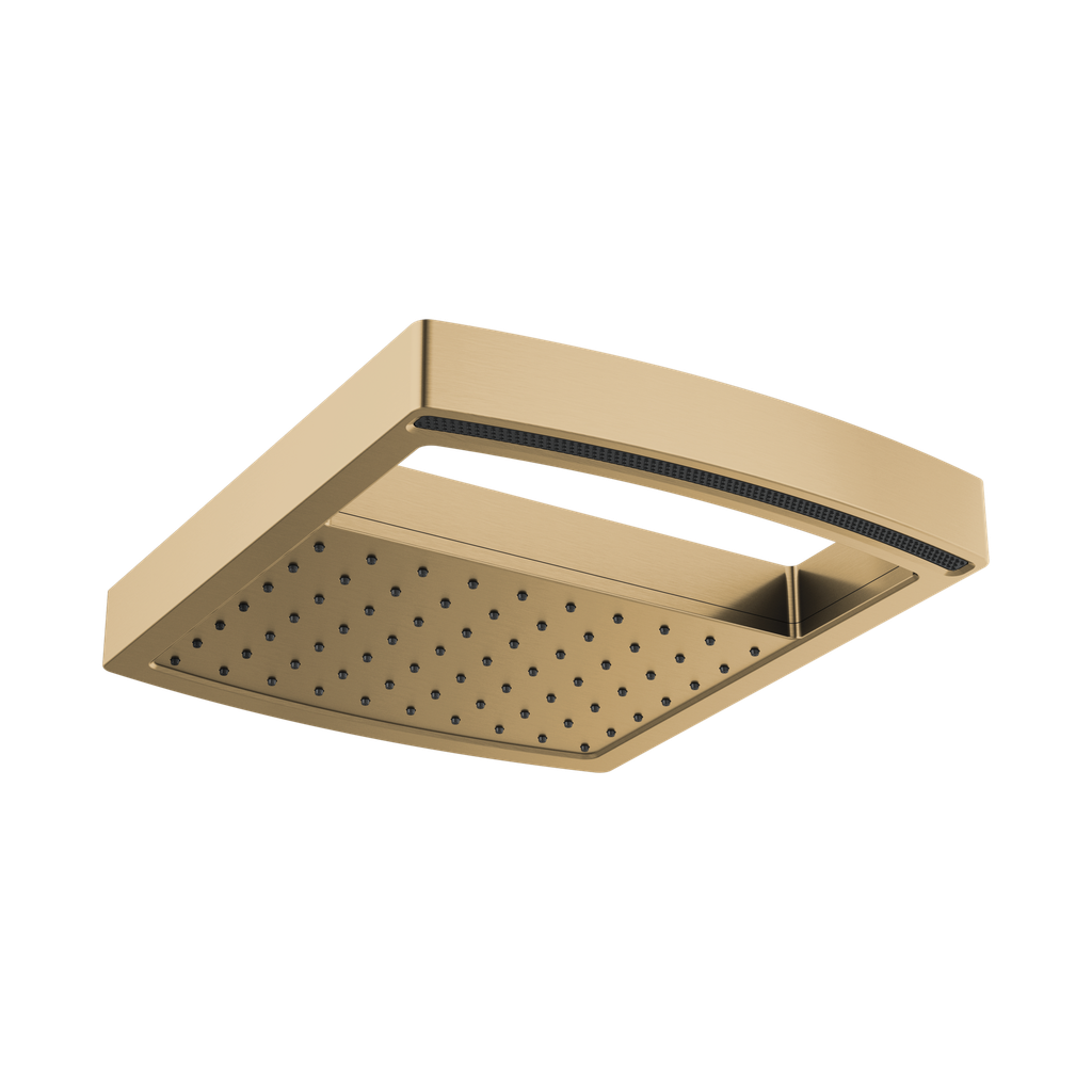 Brizo 81406-GL-2.5 Kintsu 14" Dual Waterway Multi-Function Raincan 2.5 GPM Shower Head Brilliance Luxe Gold