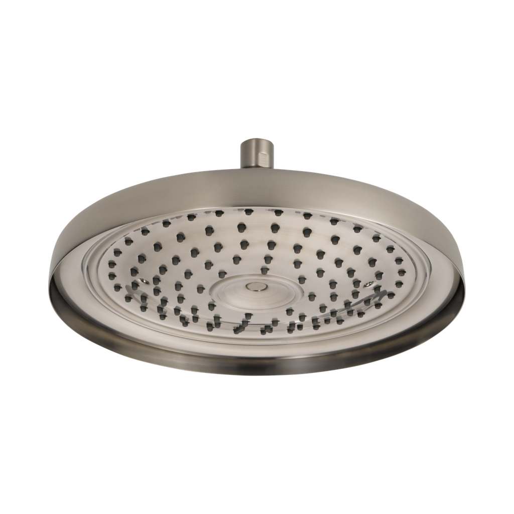Brizo 83310-NK-2.5 Essential 11" Classic Round Raincan 2.5 GPM Shower Head Brilliance Luxe Nickel