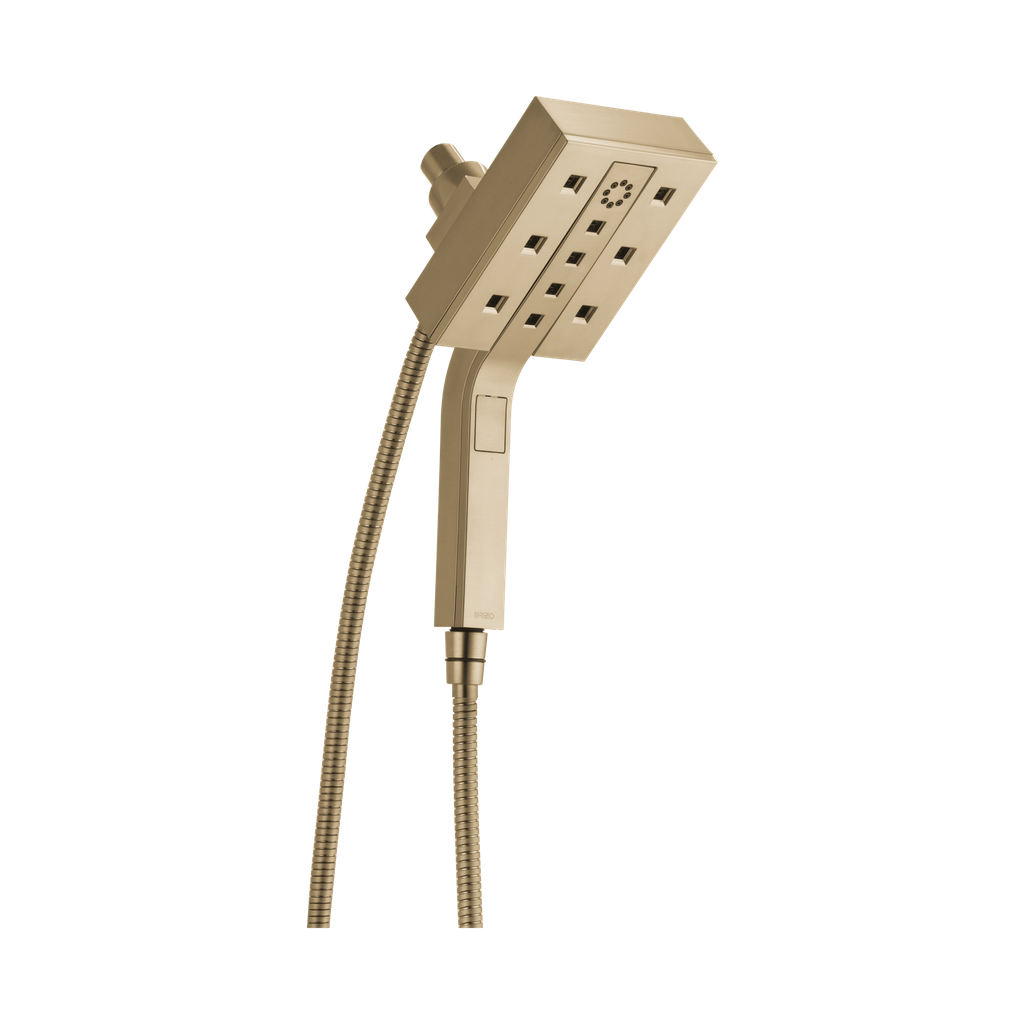 Brizo 86280-GL Essential Linear Square H2Okinetic Shower Brilliance Luxe Gold