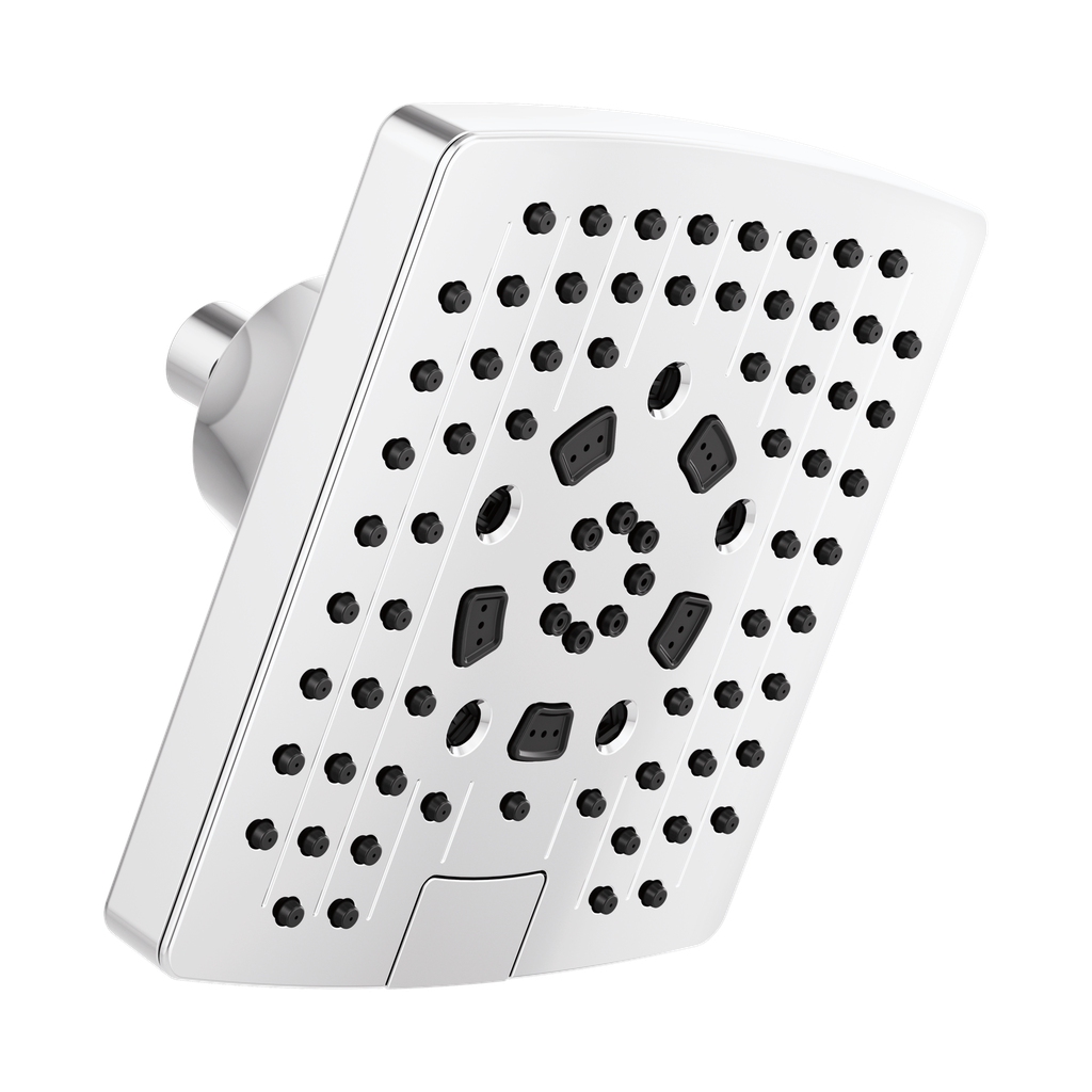 Brizo 87406-PC Essential 7” Linear Square H2Okinetic Showerhead Polished Chrome