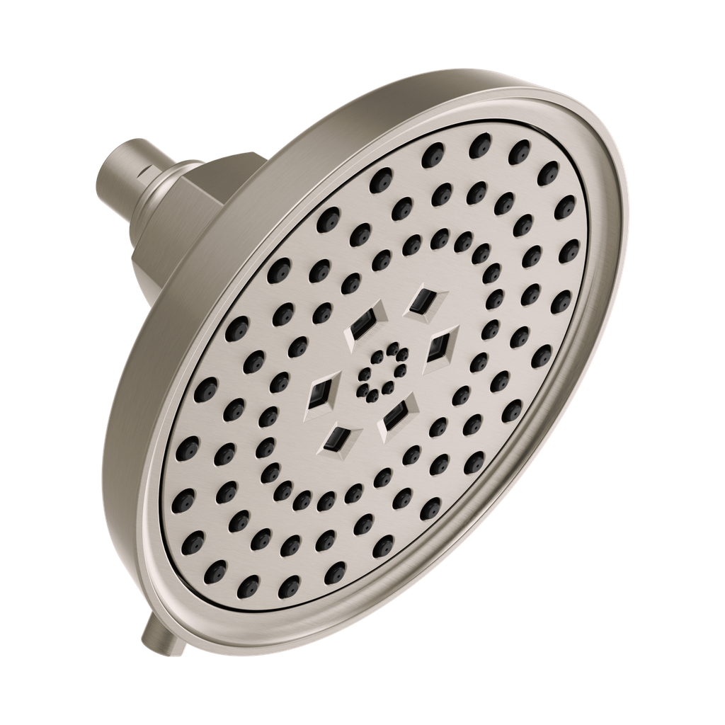 Brizo 87476-NK Invari H2Okinetic Round Multi-Function Showerhead Brilliance Luxe Nickel