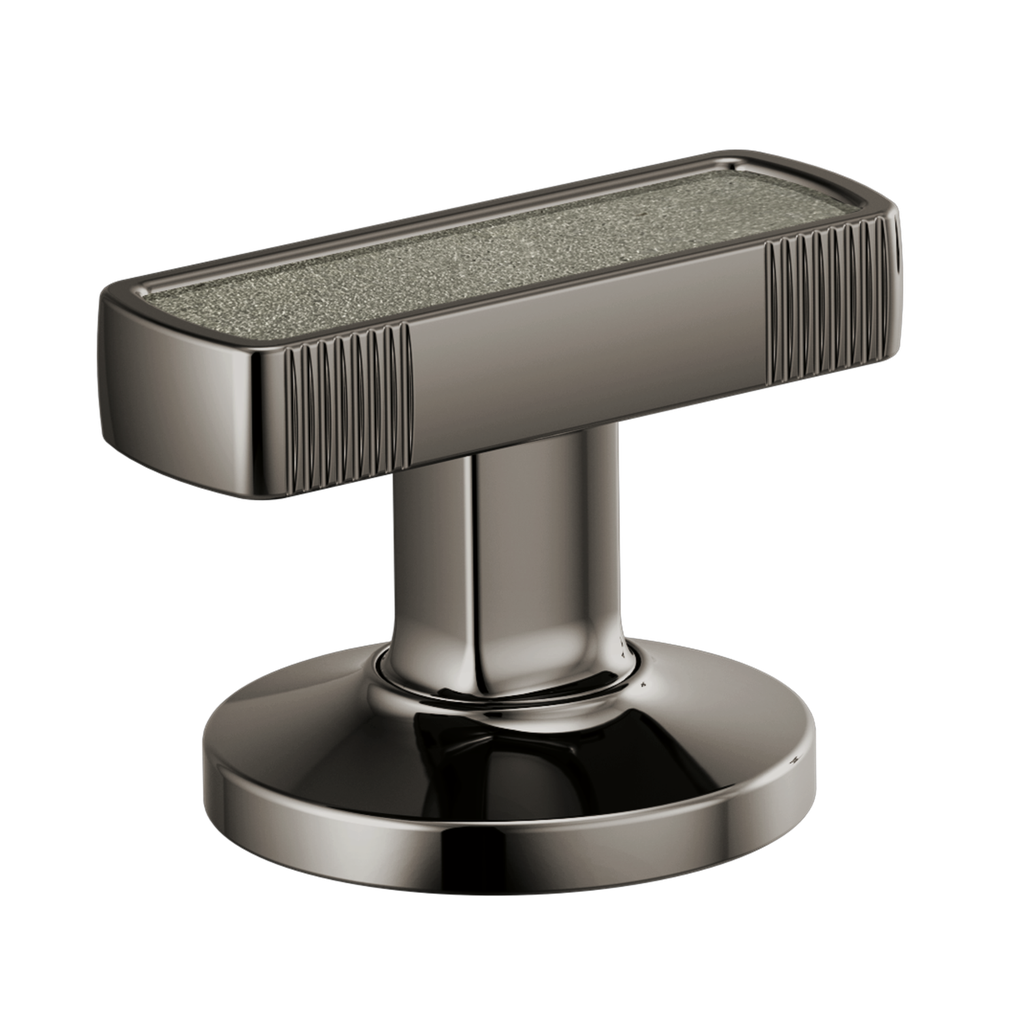 Brizo HI5306-BNXCT Kintsu Widespread Lavatory Handle Kit with Concrete Insert Brilliance Black Onyx