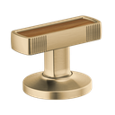 Brizo HI5306-GLWD Kintsu Widespread Lavatory Handle Kit with Wood Insert Brilliance Luxe Gold