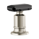 Brizo HK676-NKBC Invari Roman Tub Crystal Lever Handle Kit Luxe Nickel Black Crystal Accent