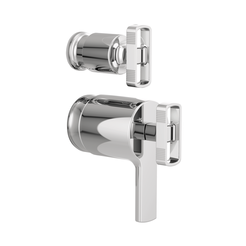 Brizo HK7506-PC Kintsu Thermostatic Integrated Diverter Trim Knob Polished Chrome