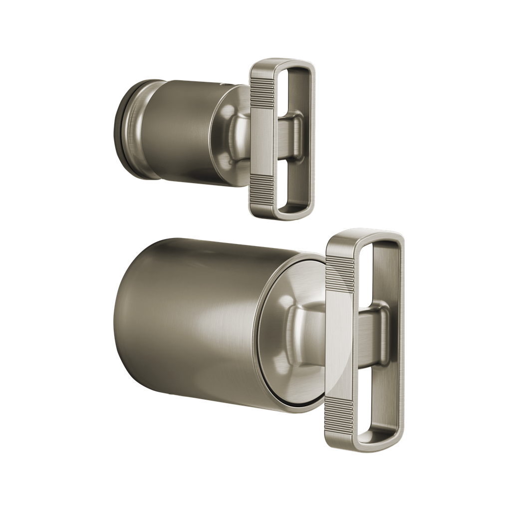 Brizo HK75P06-NK Kintsu Pressure Balance Integrated Diverter Trim Handles Brilliance Luxe Nickel