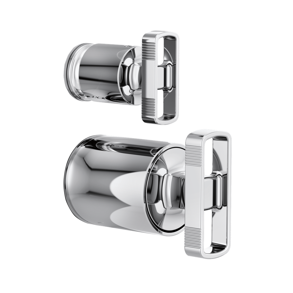 Brizo HK75P06-PC Kintsu Pressure Balance Integrated Diverter Trim Handles Polished Chrome