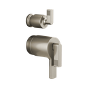 Brizo HL7506-NK Kintsu Thermostatic Integrated Diverter Trim Lever Handles Brilliance Luxe Nickel