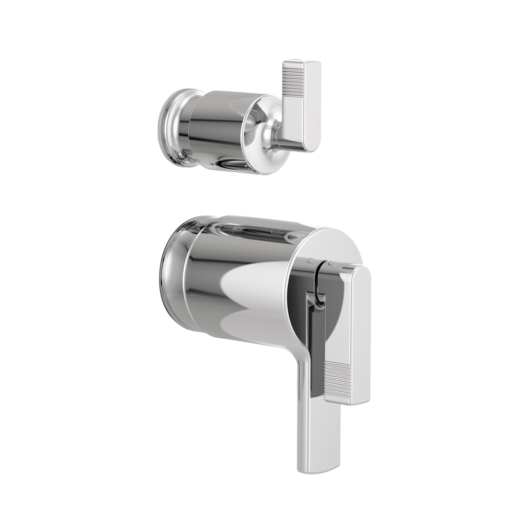 Brizo HL7506-PC Kintsu Thermostatic Integrated Diverter Trim Lever Handles Polished Chrome