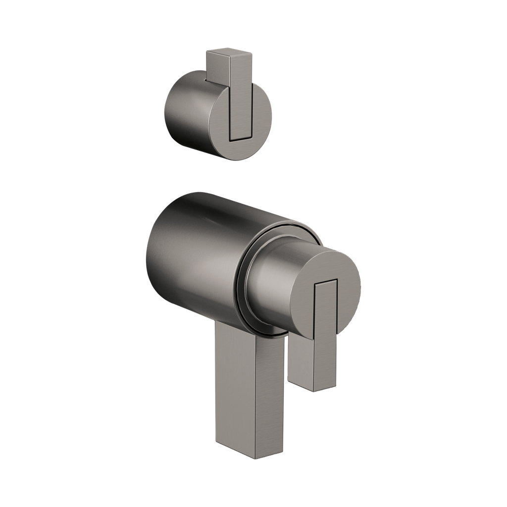 Brizo HL7532-SL Litze Thermostatic Valve With Diverter Trim Handle Kit Brilliance Luxe Steel