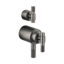 Brizo HL7533-SL Litze Thermostatic Valve With Diverter Trim Handle Kit Brilliance Luxe Steel
