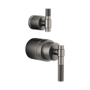 Brizo HL75P33-SL Litze Pressure Balance Valve Trim T-Lever Handle Kit Brilliance Luxe Steel