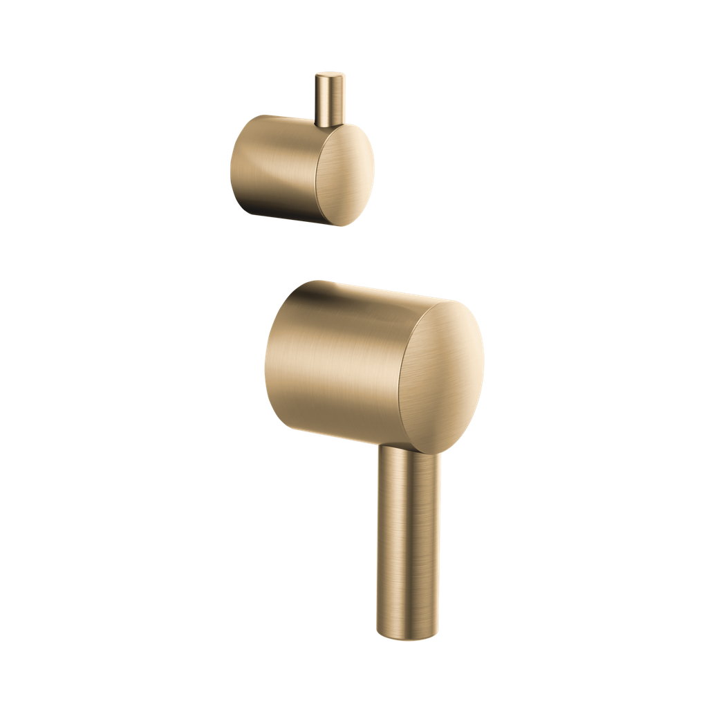 Brizo HL75P75-GL Odin Pressure Balance Integrated Trim Lever Handles Brilliance Luxe Gold