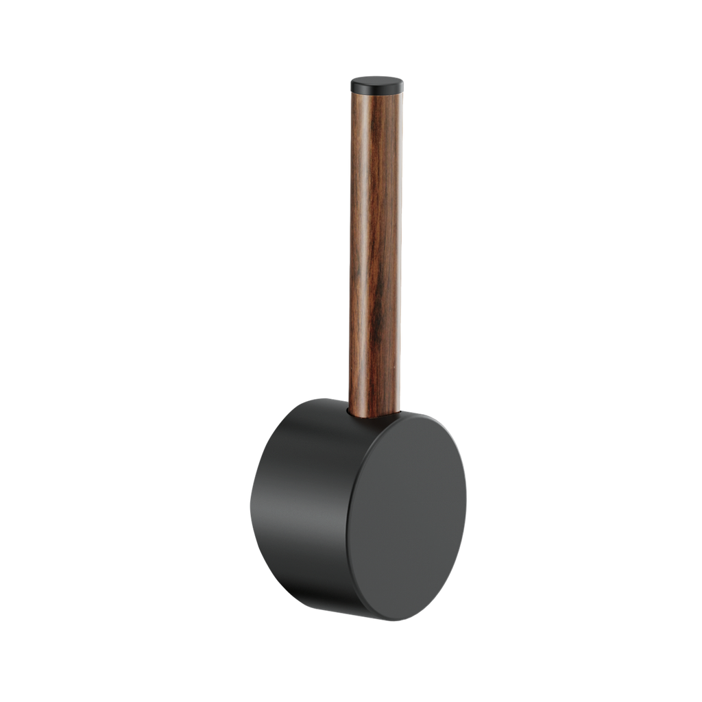 Brizo HLB177-BLWD Odin Bar Faucet Wood Lever Handle Kit Matte Black Wood