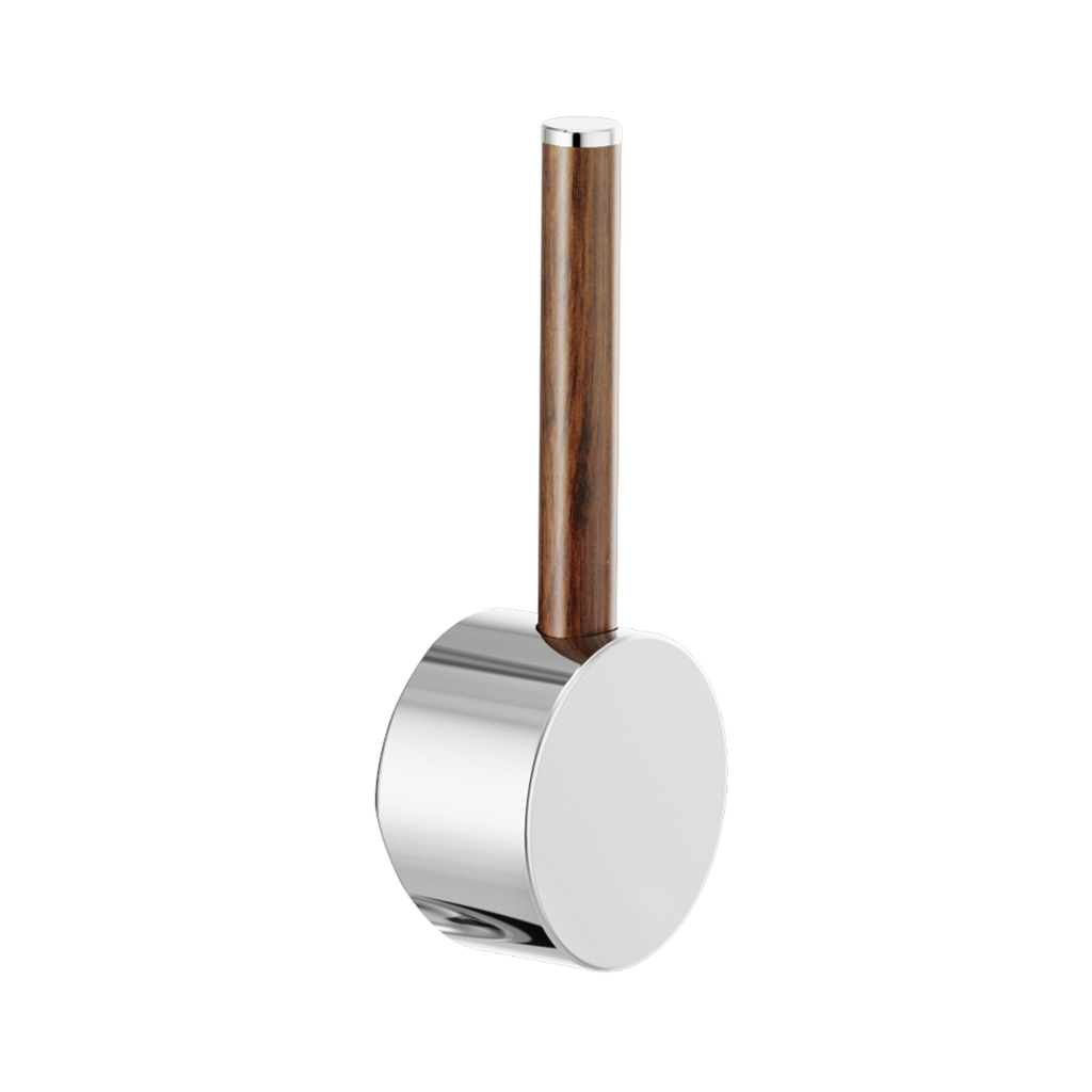 Brizo HLK177-PCWD Odin Pull-Down Faucet Wood Lever Handle Kit Polished Chrome Wood