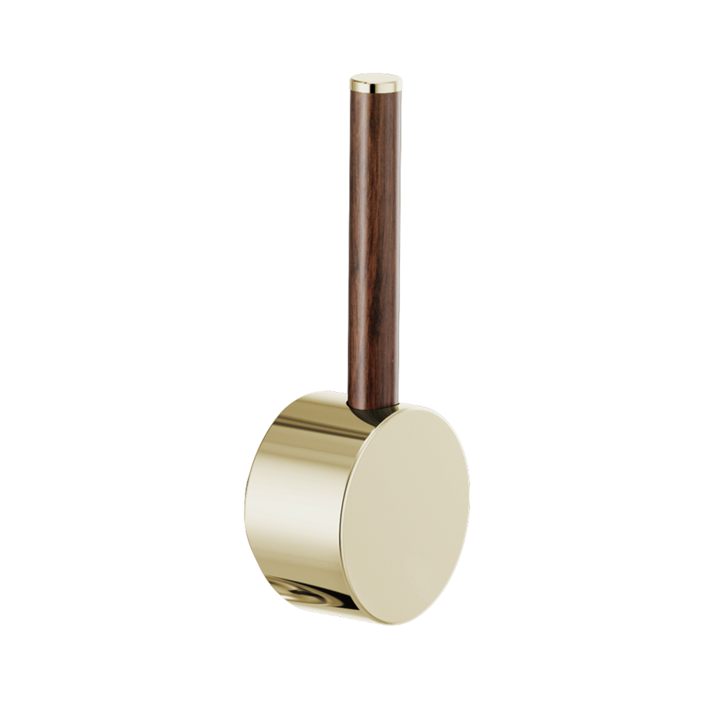 Brizo HLK177-PNWD Odin Pull-Down Faucet Wood Lever Handle Kit Brilliance Polished Nickel Wood