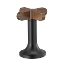 Brizo HX5375-BLWD Jason Wu Widespread Lavatory High Cross Handles Matte Black Wood