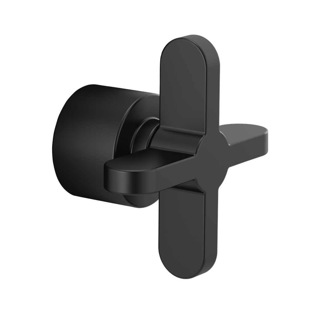 Brizo HX60P75-BL Jason Wu Pressure Balance Trim Cross Handle Kit Matte Black