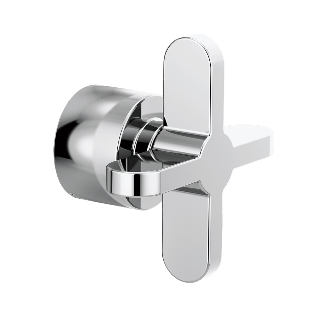 Brizo HX60P75-PC Odin Pressure Balance Trim Cross Handle Kit Polished Chrome