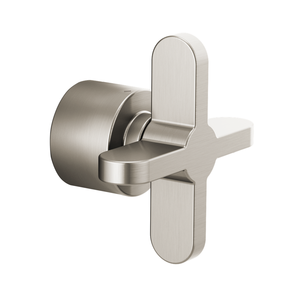 Brizo HX6675-BN Odin Sensori Thermostatic Valve Trim Cross Handle Kit Brilliance Brushed Nickel