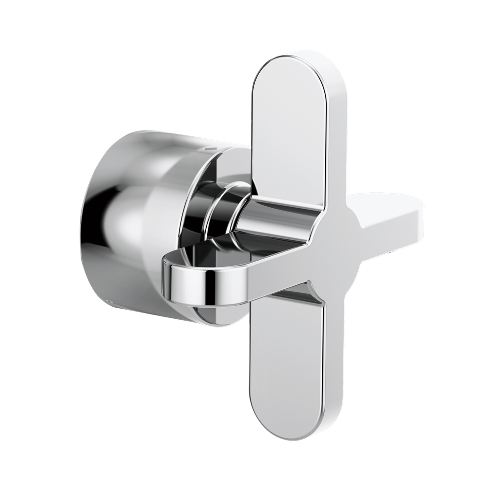 Brizo HX6675-PC Odin Sensori Thermostatic Valve Trim Cross Handle Kit Polished Chrome