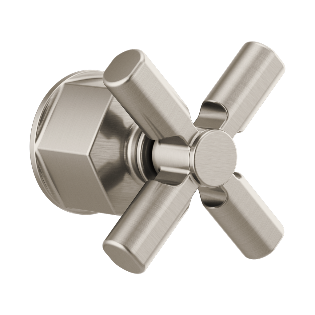 Brizo HX6676-NK Invari Sensori Thermostatic Valve Trim Cross Handle Kit Brilliance Luxe Nickel