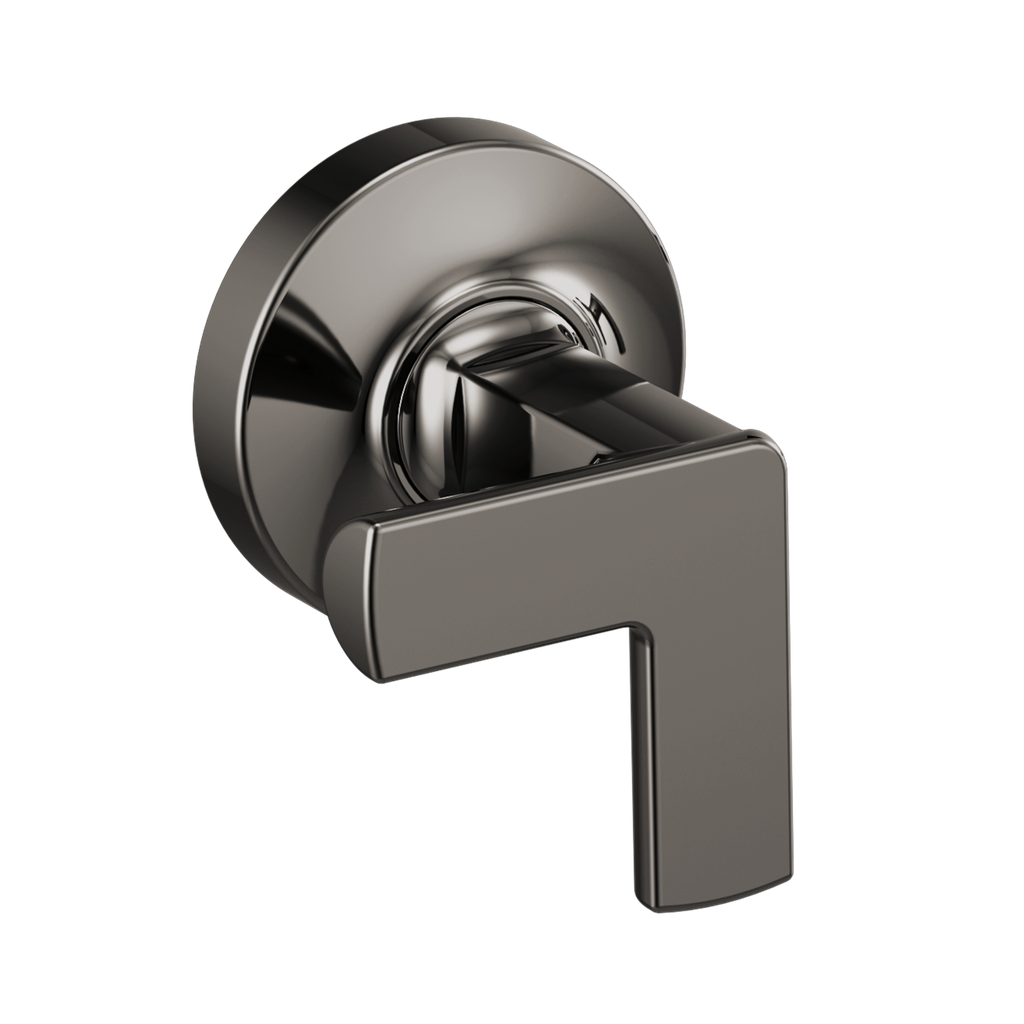 Brizo HX70406-BNX Kintsu Wall Mount Tub Filler Cross Handles Brilliance Black Onyx