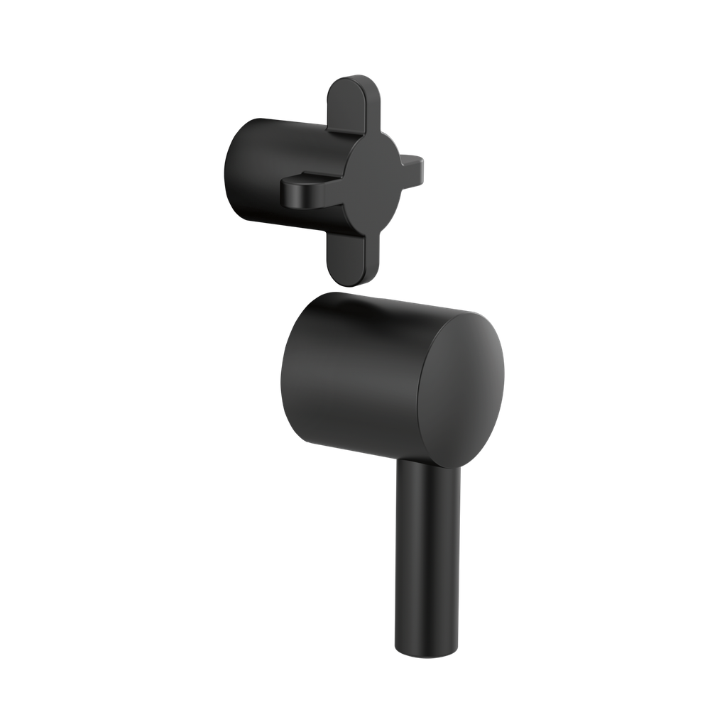 Brizo HX75P75-BL Jason Wu Pressure Balance Integrated Trim Cross Handles Matte Black
