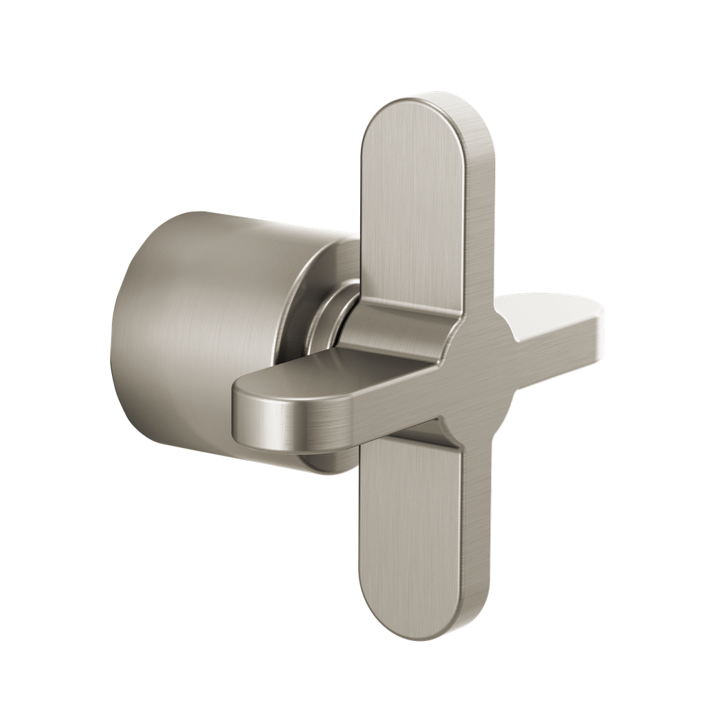 Brizo HX975-BN Odin Diverter Trim Cross Handle Kit Brilliance Brushed Nickel
