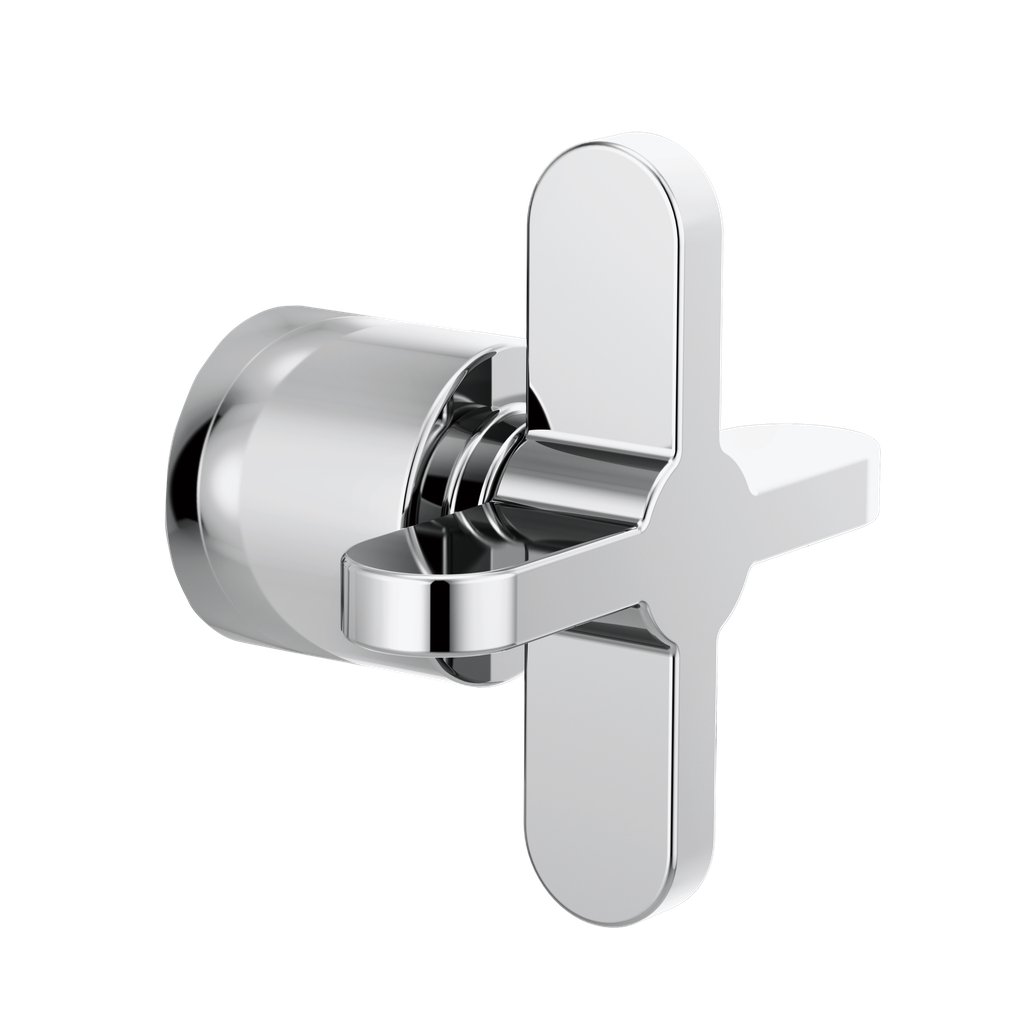 Brizo HX975-PC Odin Diverter Trim Cross Handle Kit Polished Chrome