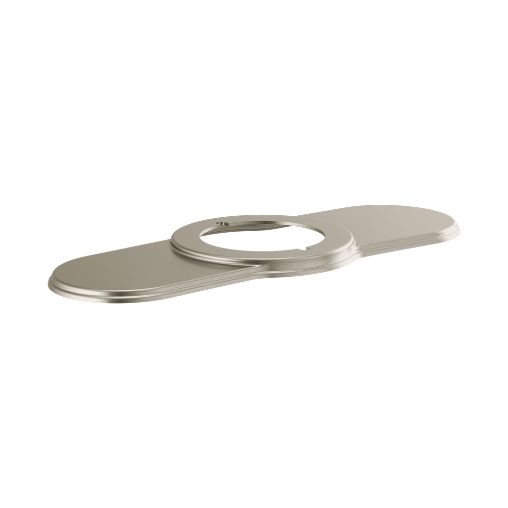 Brizo RP100324NK Invari Single Handle Deckmount Lavatory Escutcheon Brilliance Luxe Nickel