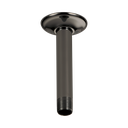 Brizo RP48985BNX Essential 6" Ceiling Mount Shower Arm And Round Flange Brilliance Black Onyx
