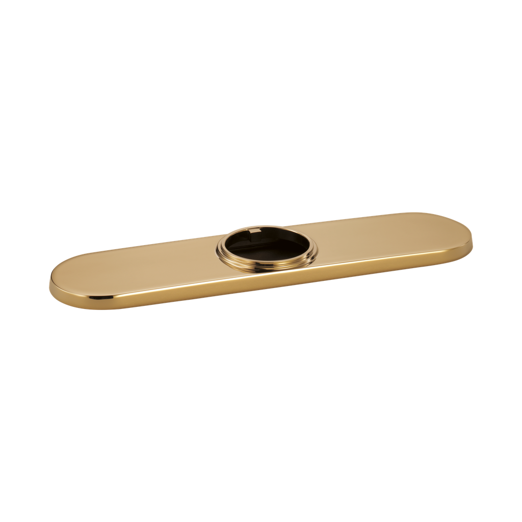 Brizo RP71451PG Three Hole Escutcheon Brilliance Polished Gold