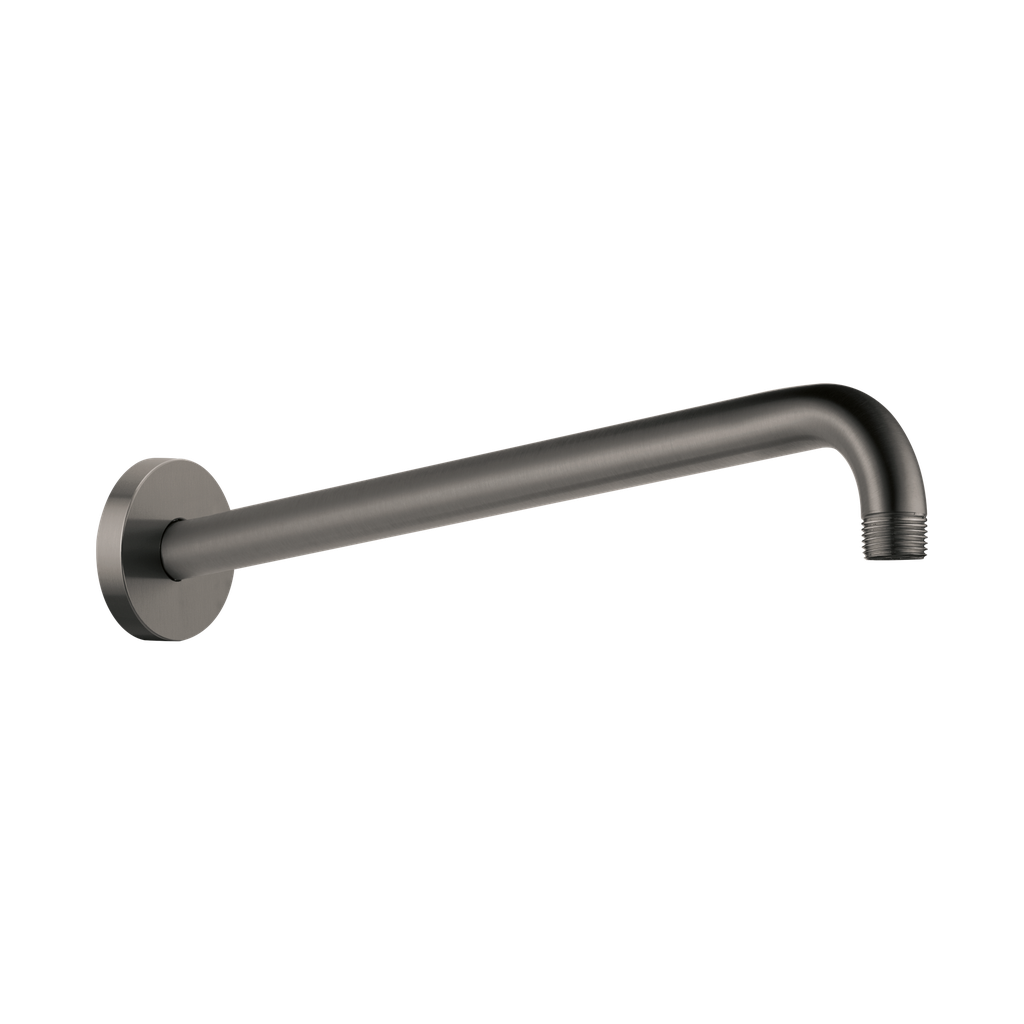 Brizo RP71648SL Essential 16" Linear Round Wall Mount Shower Arm And Flange Brilliance Luxe Steel