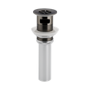 Brizo RP72412BNX Grid Strainer With Overflow Brilliance Black Onyx