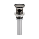 Brizo RP72414BNX Push Button Pop-Up With Overflow Brilliance Black Onyx